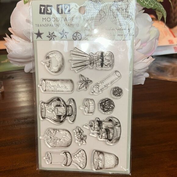 Moodtape TS 2 Clear Stamps Sets - 11 x 16cm - CANDLES figure - Picture 1 of 5
